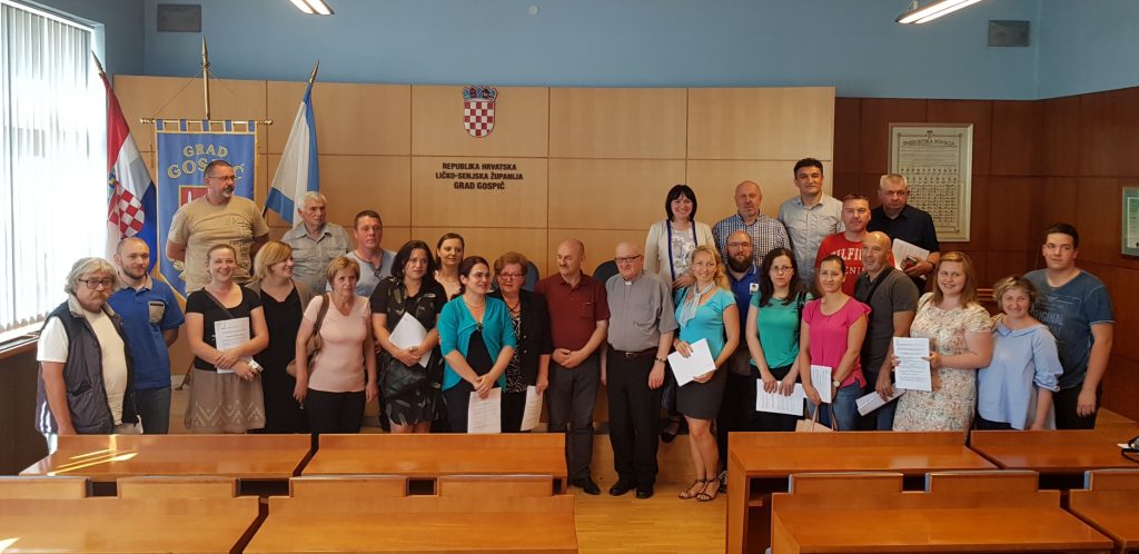 Potpisivanje ugovora s udrugama civilnog društva s područja Grada Gospića