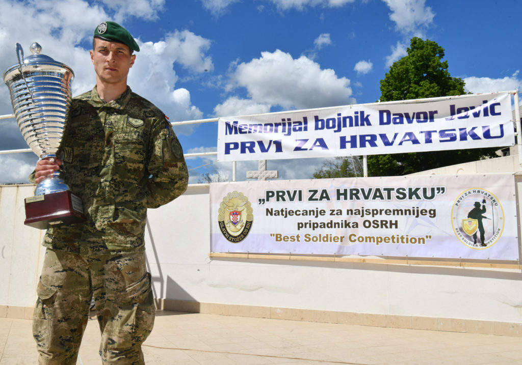 Skupnik Nikola Knežević najspremniji je pripadnik HV-a