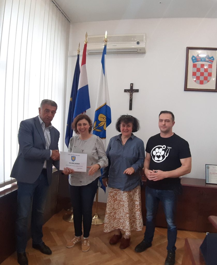 AnimalLici 10000 kuna za sufinanciranje troškova rada