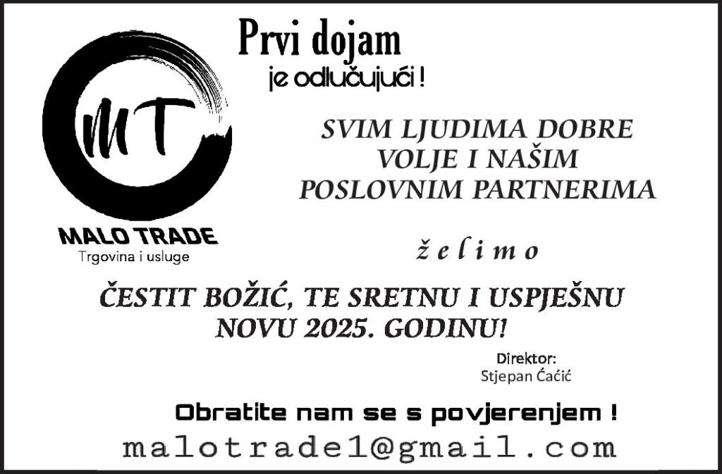 ČESTITKA MALO TRADE, j.d.o.o.
