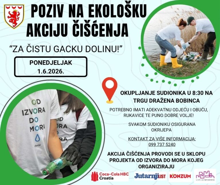GRAD OTOČAC U PROJEKTU “OD IZVORA DO MORA”
