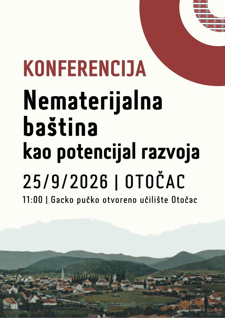 OTOČAC- NACIONALNO SREDIŠTE ODRŽIVE BAŠTINE