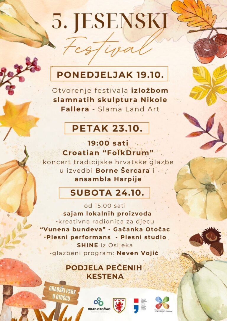 5. JESENSKI FESTIVAL U OTOČCU